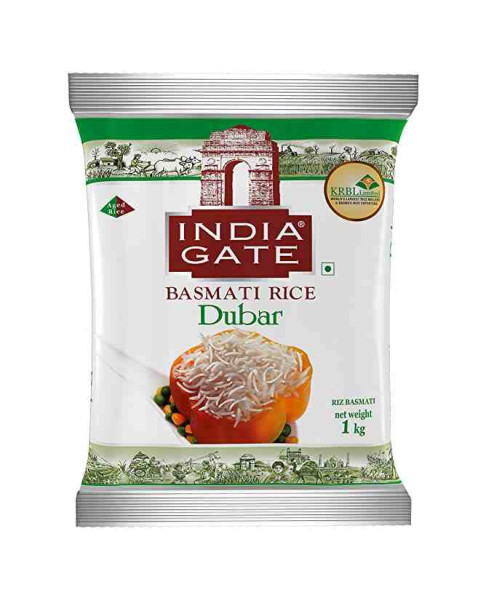 Dubar India Gate Basmati Rice , 1kg 